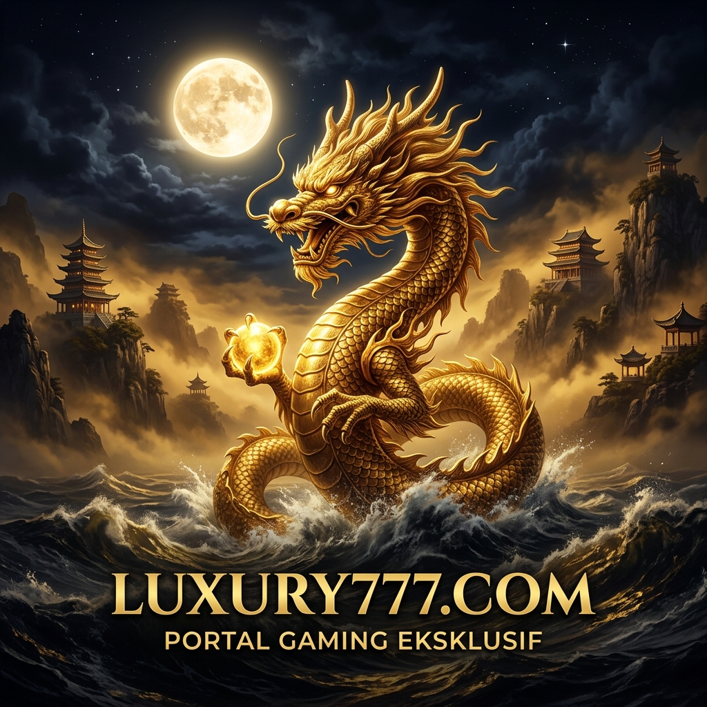 Luxury777 Gold Dragon Banner